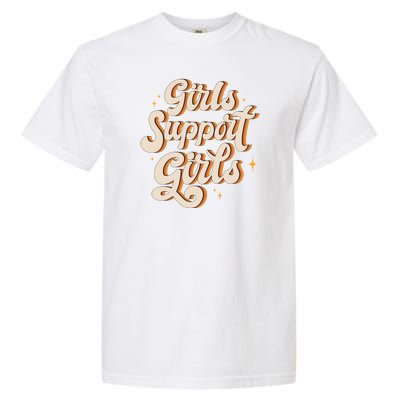 Girls Support Girls Vintage Garment-Dyed Heavyweight T-Shirt