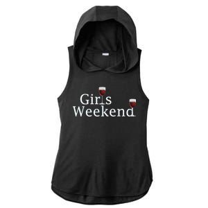 Girls Weekend Ladies PosiCharge Tri-Blend Wicking Draft Hoodie Tank