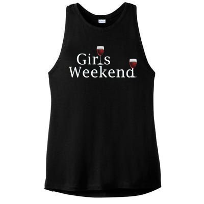 Girls Weekend Ladies PosiCharge Tri-Blend Wicking Tank