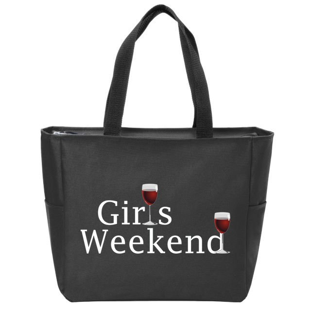 Girls Weekend Zip Tote Bag