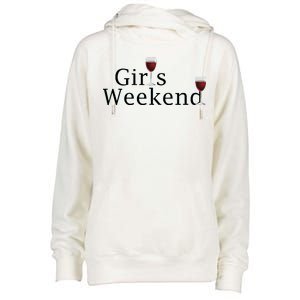 Girls Weekend Womens Funnel Neck Pullover Hood