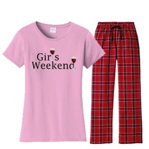 Girls Weekend Women's Flannel Pajama Set