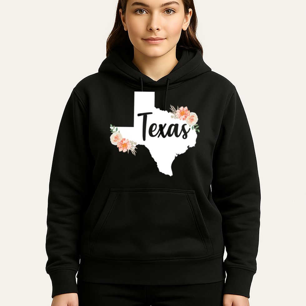 Girly Texas  Hoodie