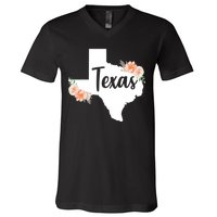 Girly Texas  V-Neck T-Shirt