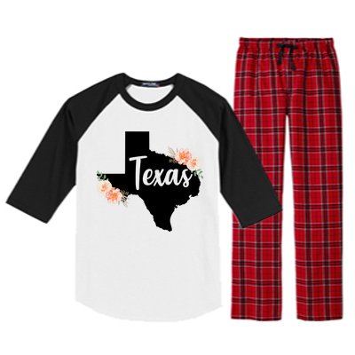 Girly Texas  Raglan Sleeve Pajama Set