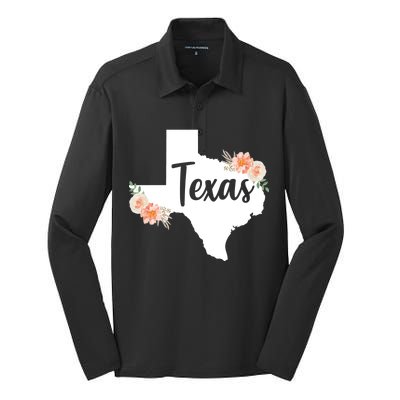 Girly Texas  Silk Touch Performance Long Sleeve Polo