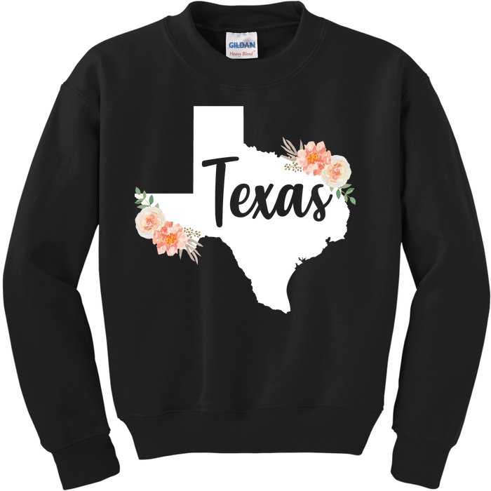 Girly Texas  Kids Sweatshirt