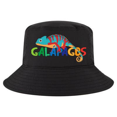 Galapagos Islands Summer Colorful Chameleon Exotic Animal Cool Comfort Performance Bucket Hat