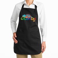 Galapagos Islands Summer Colorful Chameleon Exotic Animal Apron
