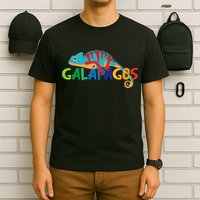 Galapagos Islands Summer Colorful Chameleon Exotic Animal T-Shirt
