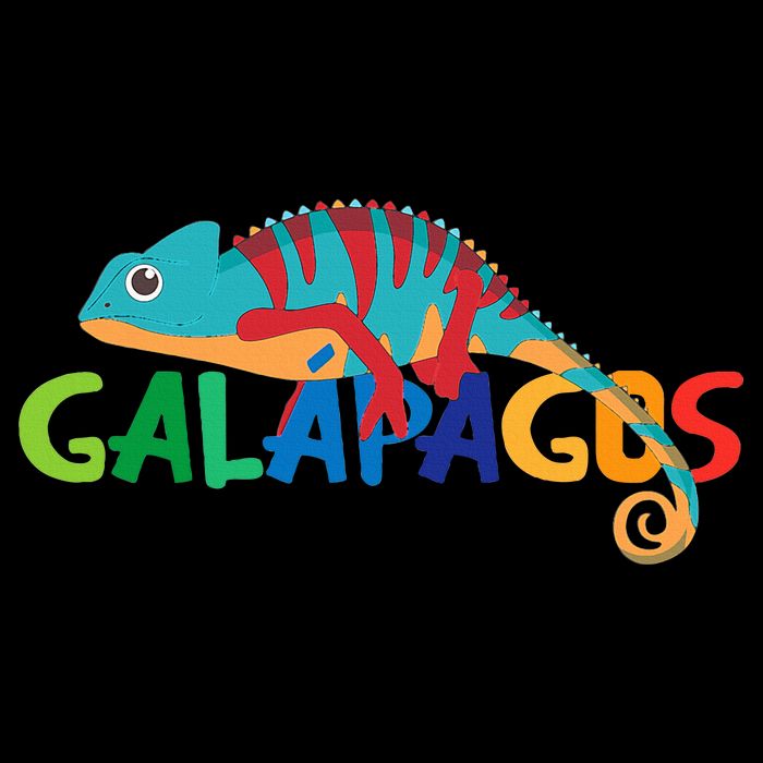 Galapagos Islands Summer Colorful Chameleon Exotic Animal Bucket Hat