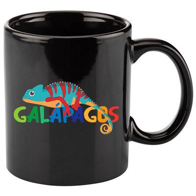 Galapagos Islands Summer Colorful Chameleon Exotic Animal 11oz C Handle Ceramic Mug