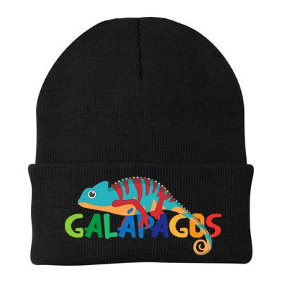 Galapagos Islands Summer Colorful Chameleon Exotic Animal Beanie