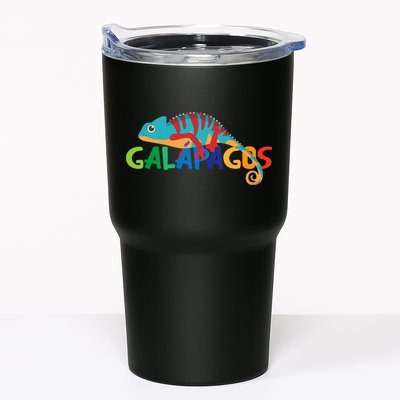 Galapagos Islands Summer Colorful Chameleon Exotic Animal Tumbler