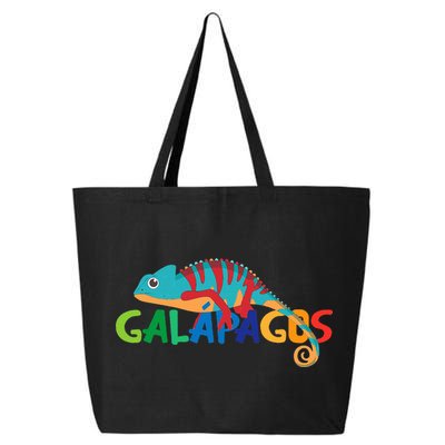 Galapagos Islands Summer Colorful Chameleon Exotic Animal 25L Jumbo Tote
