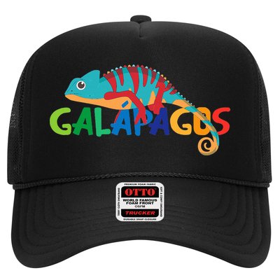 Galapagos Islands Summer Colorful Chameleon Exotic Animal Hat
