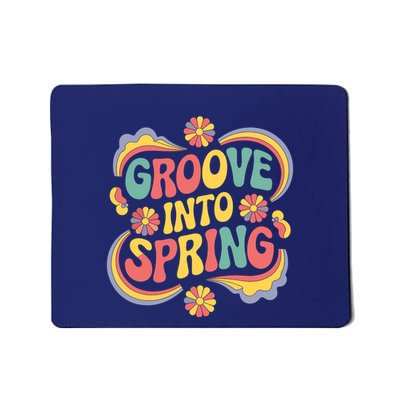 Groove Into Spring Trendy Spring Mousepad