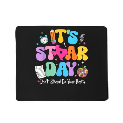 Groovy It's Staar Day Don't Stress Do Your Best Test Day  Mousepad