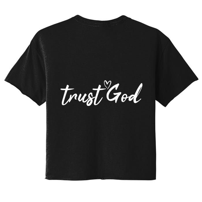 God Is Still Writing Your Story Stop Trying To Steal The Pen Trust God Women's Crop Top Tee