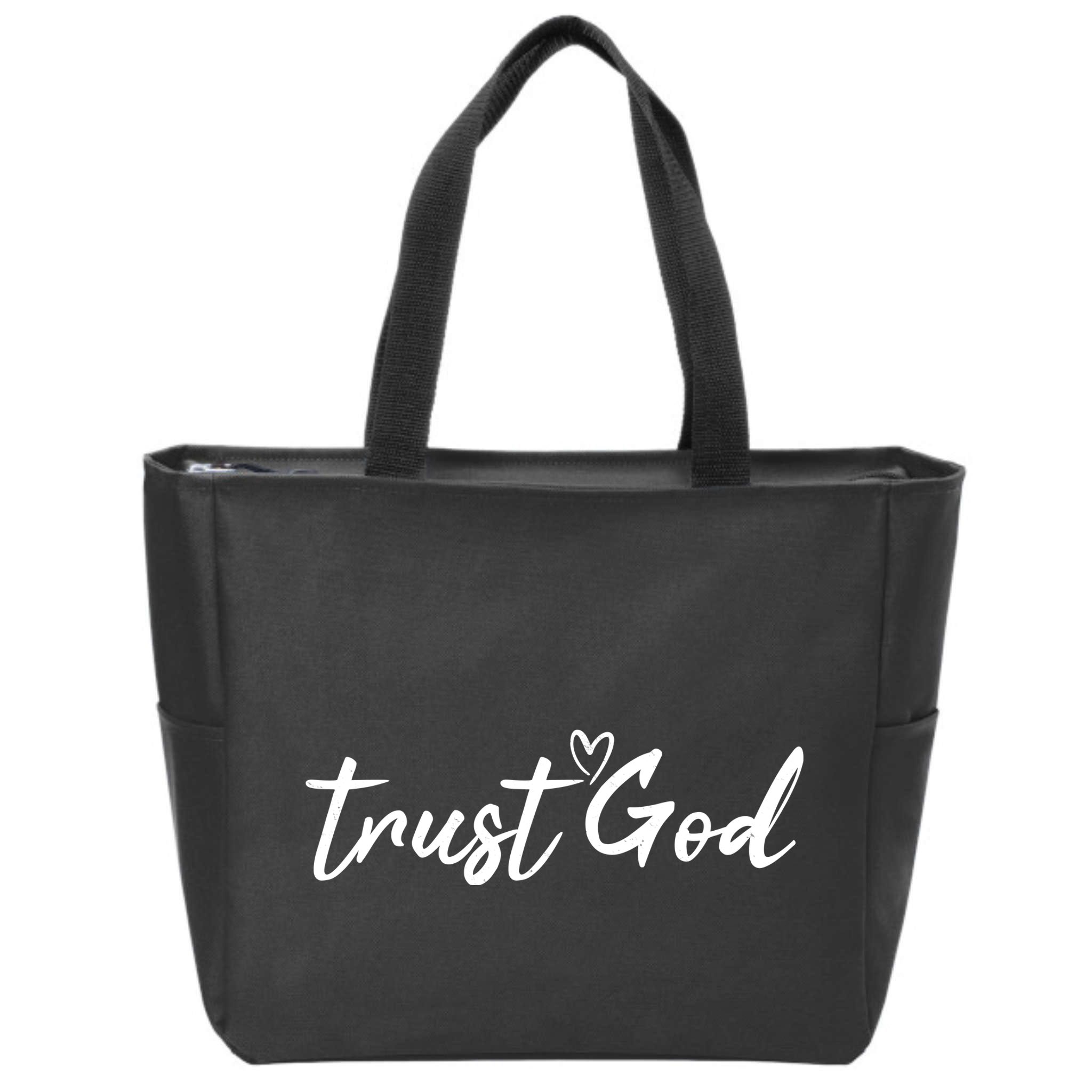 God Is Still Writing Your Story Stop Trying To Steal The Pen Trust God Zip Tote Bag