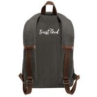 God Is Still Writing Your Story Stop Trying To Steal The Pen Trust God Cotton Canvas Backpack