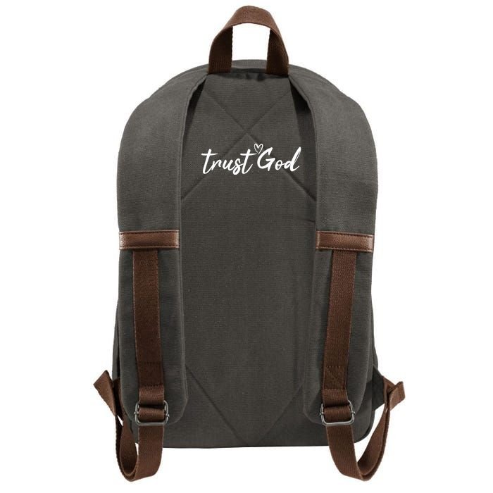 God Is Still Writing Your Story Stop Trying To Steal The Pen Trust God Cotton Canvas Backpack