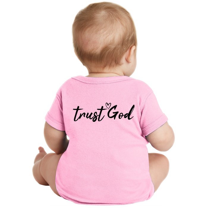 God Is Still Writing Your Story Stop Trying To Steal The Pen Trust God Baby Bodysuit