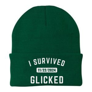 Glicked I Survived Glicked Wickiator 2024 Knit Cap Winter Beanie