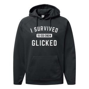 Glicked I Survived Glicked Wickiator 2024 Performance Fleece Hoodie