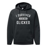 Glicked I Survived Glicked Wickiator 2024 Performance Fleece Hoodie