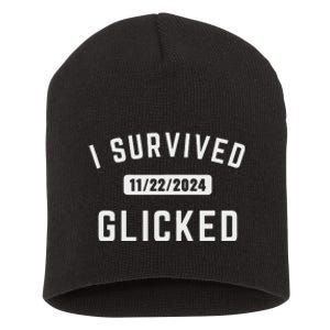 Glicked I Survived Glicked Wickiator 2024 Short Acrylic Beanie