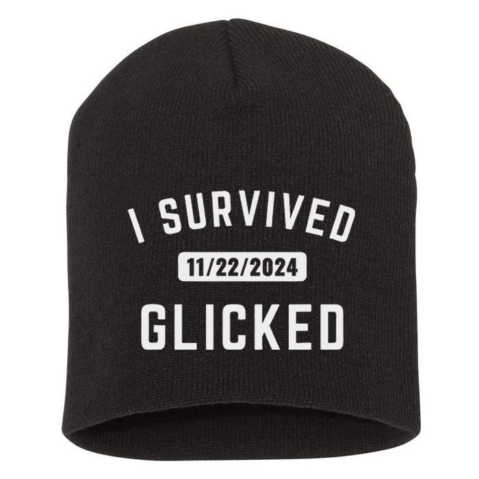 Glicked I Survived Glicked Wickiator 2024 Short Acrylic Beanie