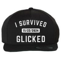 Glicked I Survived Glicked Wickiator 2024 Wool Snapback Cap