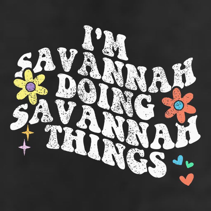 Groovy Im Savannah Doing Savannah Things Funny MotherS Day Hat
