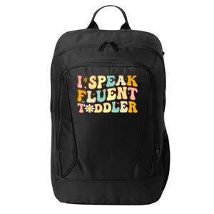 Groovy I Speak Fluent Funny Daycare Provider Teacher City Backpack