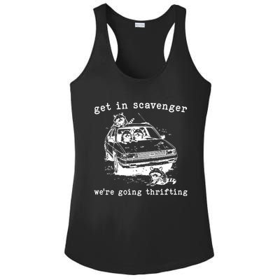 Get In Scavanger We Are Going Thrifting Ladies PosiCharge Competitor Racerback Tank