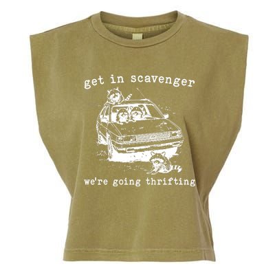 Get In Scavanger We Are Going Thrifting Garment-Dyed Women's Muscle Tee