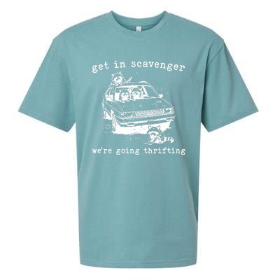 Get In Scavanger We Are Going Thrifting Sueded Cloud Jersey T-Shirt