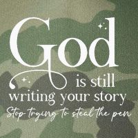 God Is Still Writing Your Story Stop Trying To Steal The Pen Legacy Tie Dye Trucker Hat