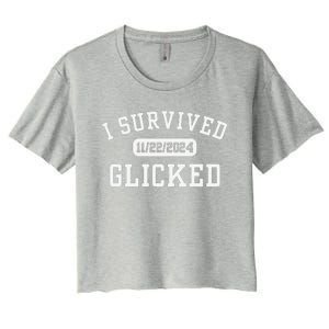 Glicked I Survived Glicked Wickiator Women's Crop Top Tee