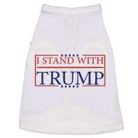 Great I Stand With Trump American Flag Vintage . Doggie Tank