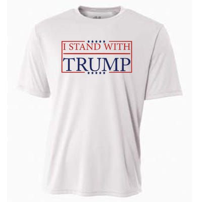 Great I Stand With Trump American Flag Vintage . Cooling Performance Crew T-Shirt