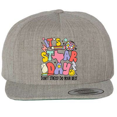 Groovy ItS Staar Day DonT Stress Do Your Best Test Day Wool Snapback Cap