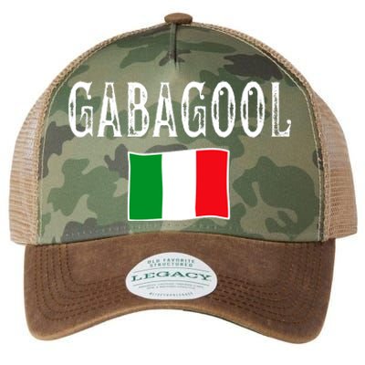 Gabagool Italian Slang Italian Saying Legacy Tie Dye Trucker Hat