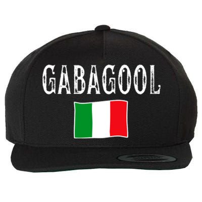 Gabagool Italian Slang Italian Saying Wool Snapback Cap