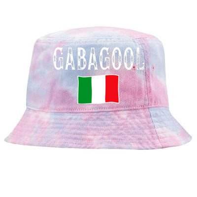 Gabagool Italian Slang Italian Saying Tie-Dyed Bucket Hat