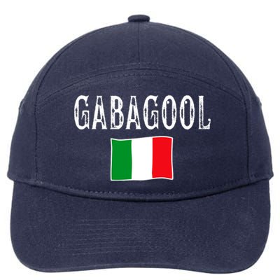 Gabagool Italian Slang Italian Saying 7-Panel Snapback Hat