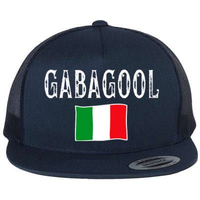 Gabagool Italian Slang Italian Saying Flat Bill Trucker Hat