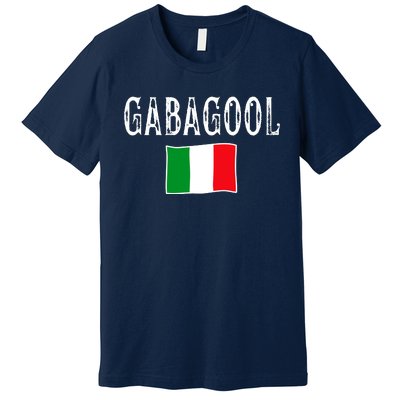 Gabagool Italian Slang Italian Saying Premium T-Shirt