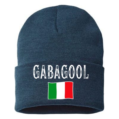 Gabagool Italian Slang Italian Saying Sustainable Knit Beanie